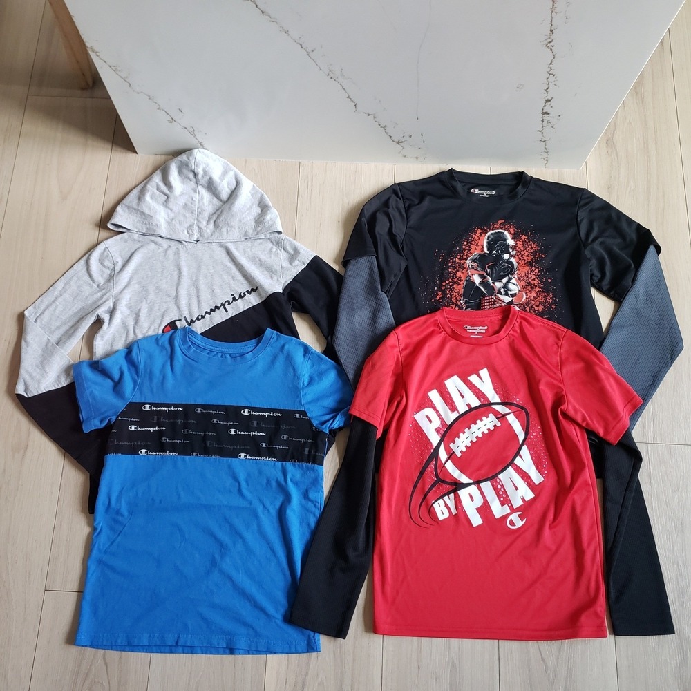 Champion Gear Shirts Bundle Boys L